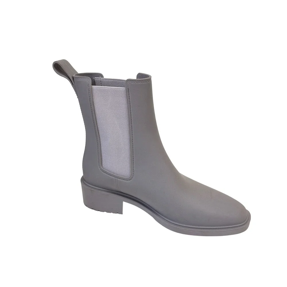 Sam Edelman Laguna Kids Waterproof Chelsea Rain‎ Boots Grey Matte Size 5 NEW